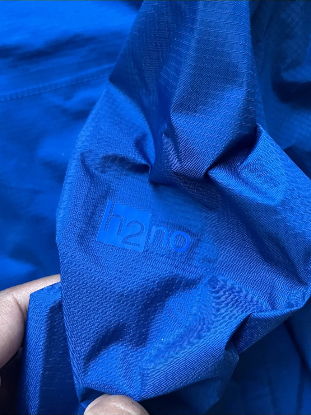 Patagonia torrentshell H2nO blue hooded rain jacket coat outdoor large *read